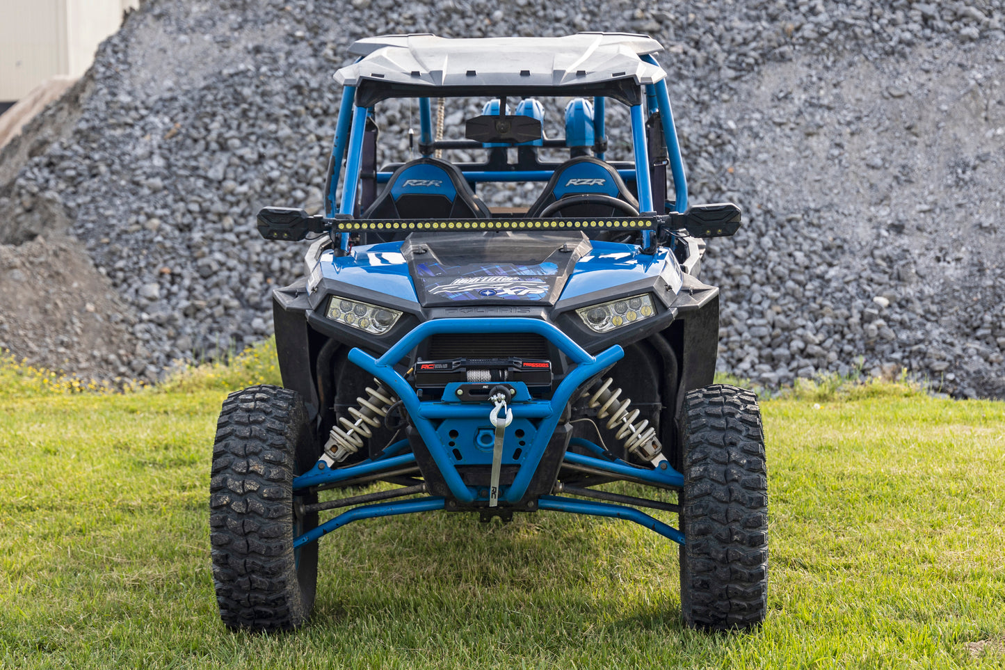 Rough Country 6500-LB UTV Winch with Synthetic Rope & Wireless Remote