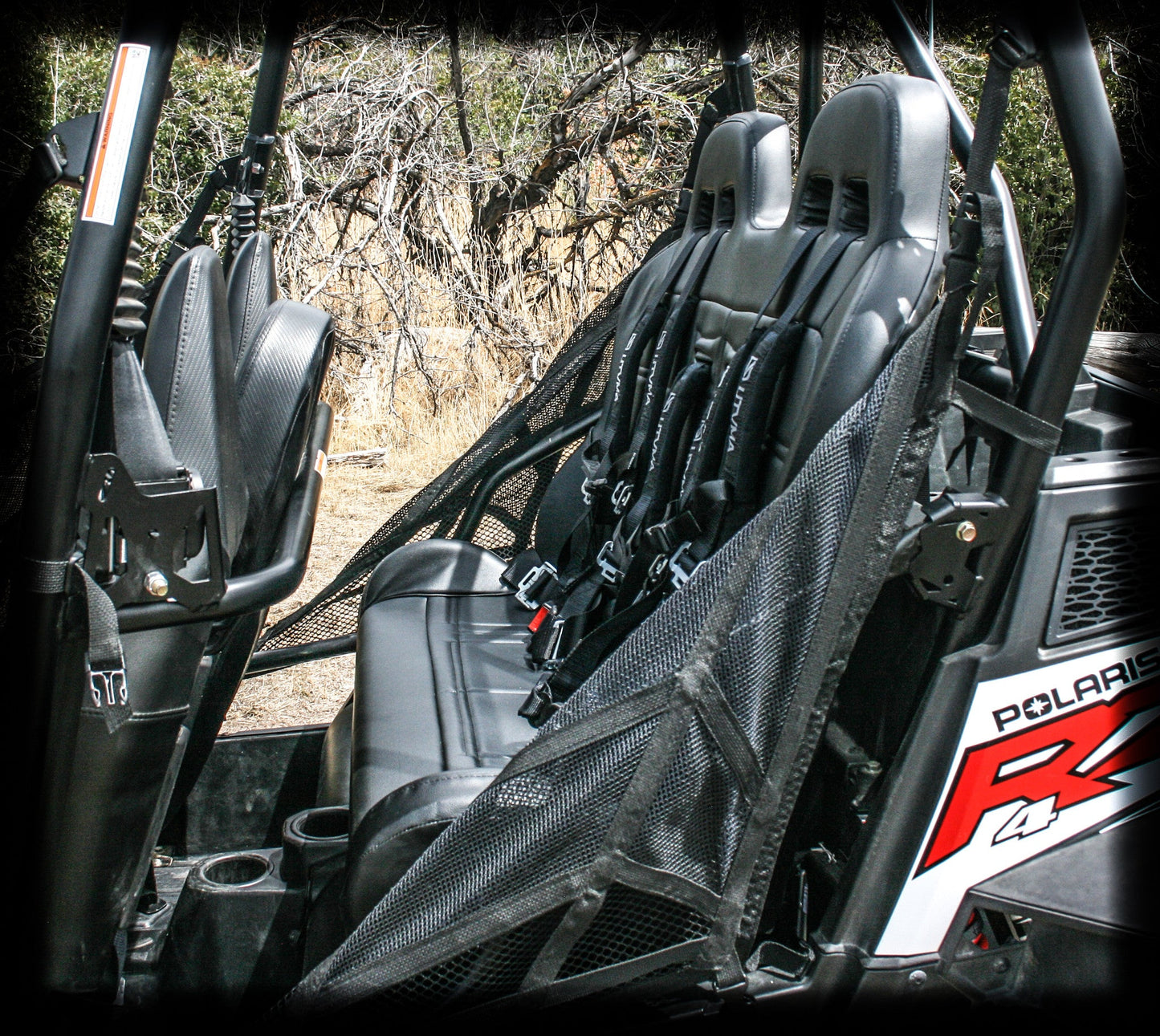 RZR 900/800 Rear Bench Seat W Harnesses (2010-2014)