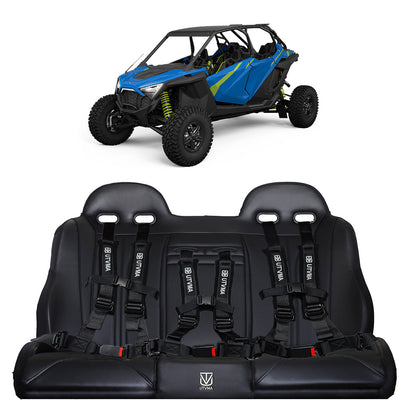 RZR 4 PRO (Turbo R, Pro R, Pro) Rear Bench Seat W Harnesses (2020-2025)