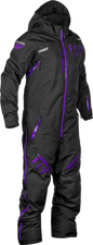 Fly Racing Cobalt Snowmobile Monosuit Shell - Black / Purple - 470-4359