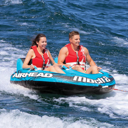 Airhead Mach 2 2 Rider Towable Tube 69 x 69 - 18-5228