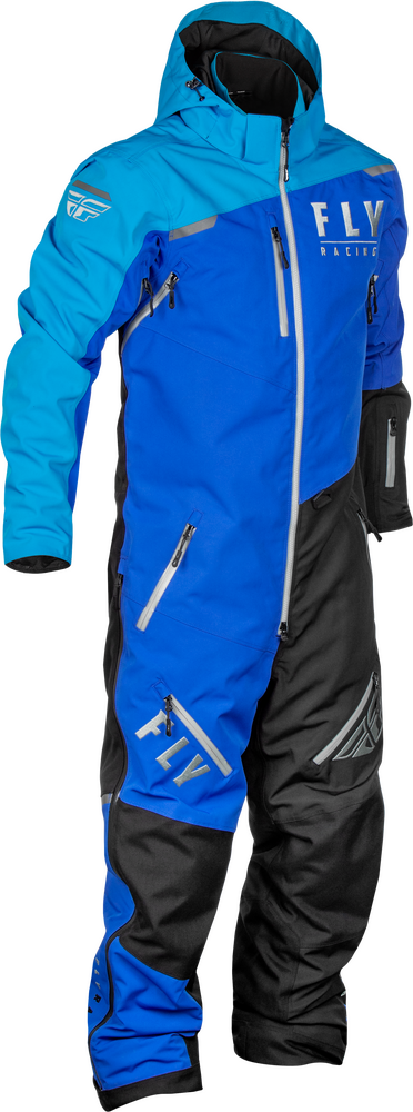 Fly Racing Cobalt Snowmobile Monosuit Shell - Blue / Grey - 470-4360
