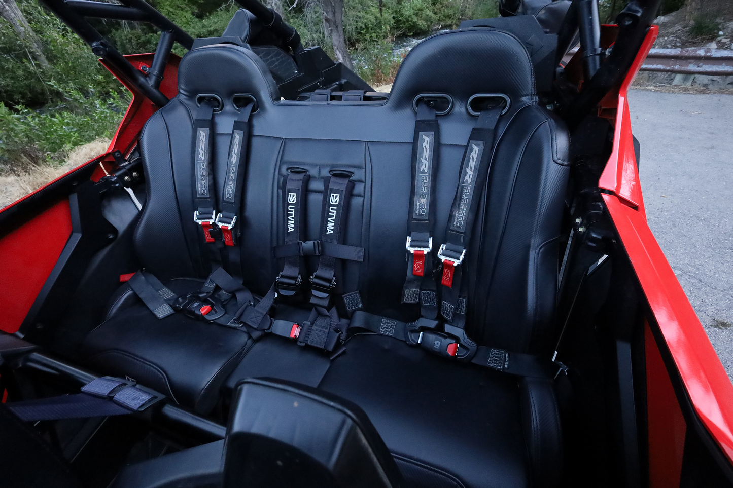 RZR 4 PRO (Turbo R, Pro R, Pro) Rear Bench Seat W Harnesses (2020-2025)
