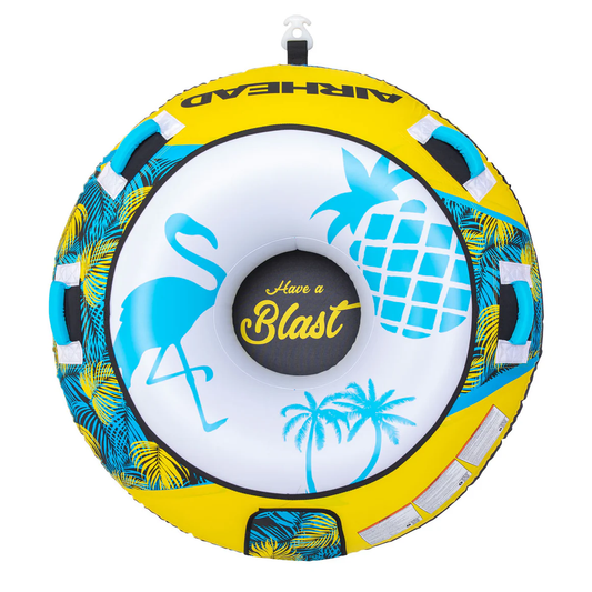 Airhead Blast Singe Rider Inflatable Towable Tube - 18-5222