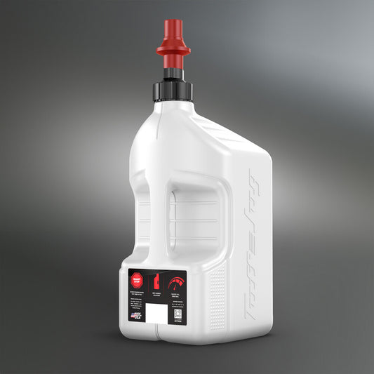 Tuff Jug Utility Container White W/ Red Cap 5 Gallon -28-1281