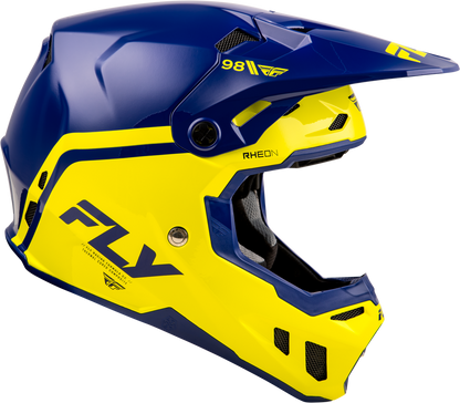 Fly Racing Formula-CC Objective Helmet - Navy/Yellow - 73-4348