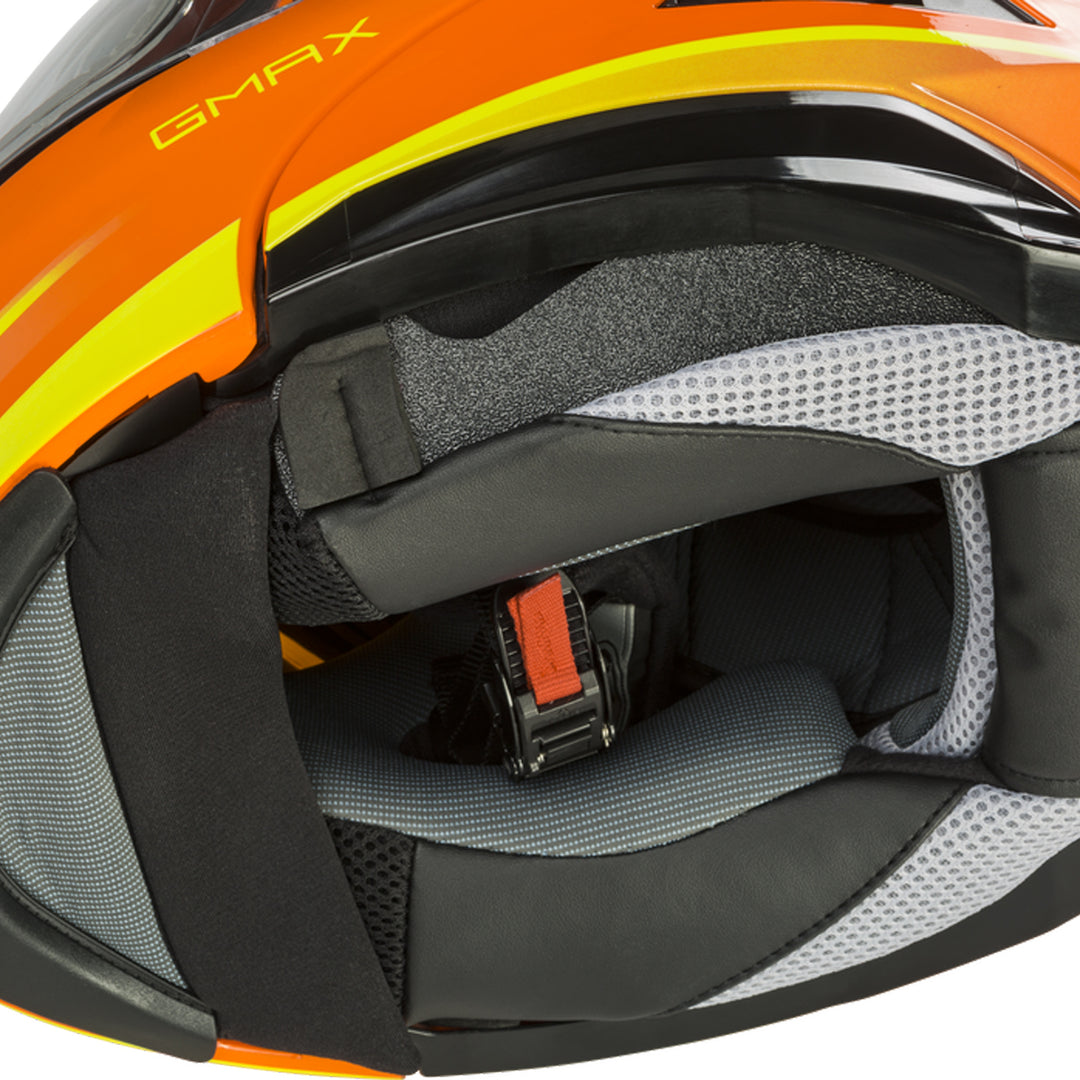 GMAX MD-01S Modular Electric Shield Snow Helmet (Neon Orange/Hi-Vis, XX-Large)- E72-62952X