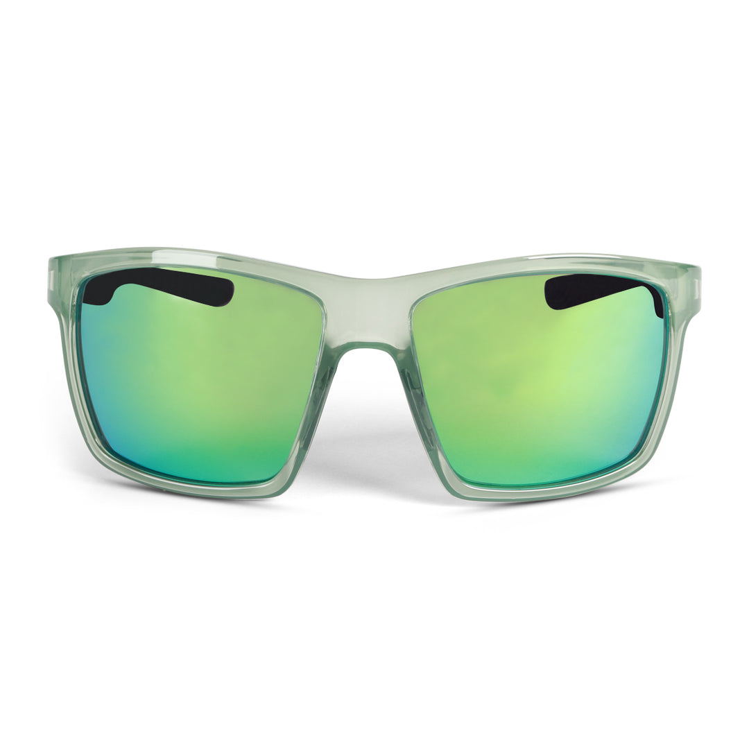 Polarized Green Fire Mirror with Smoke Tint