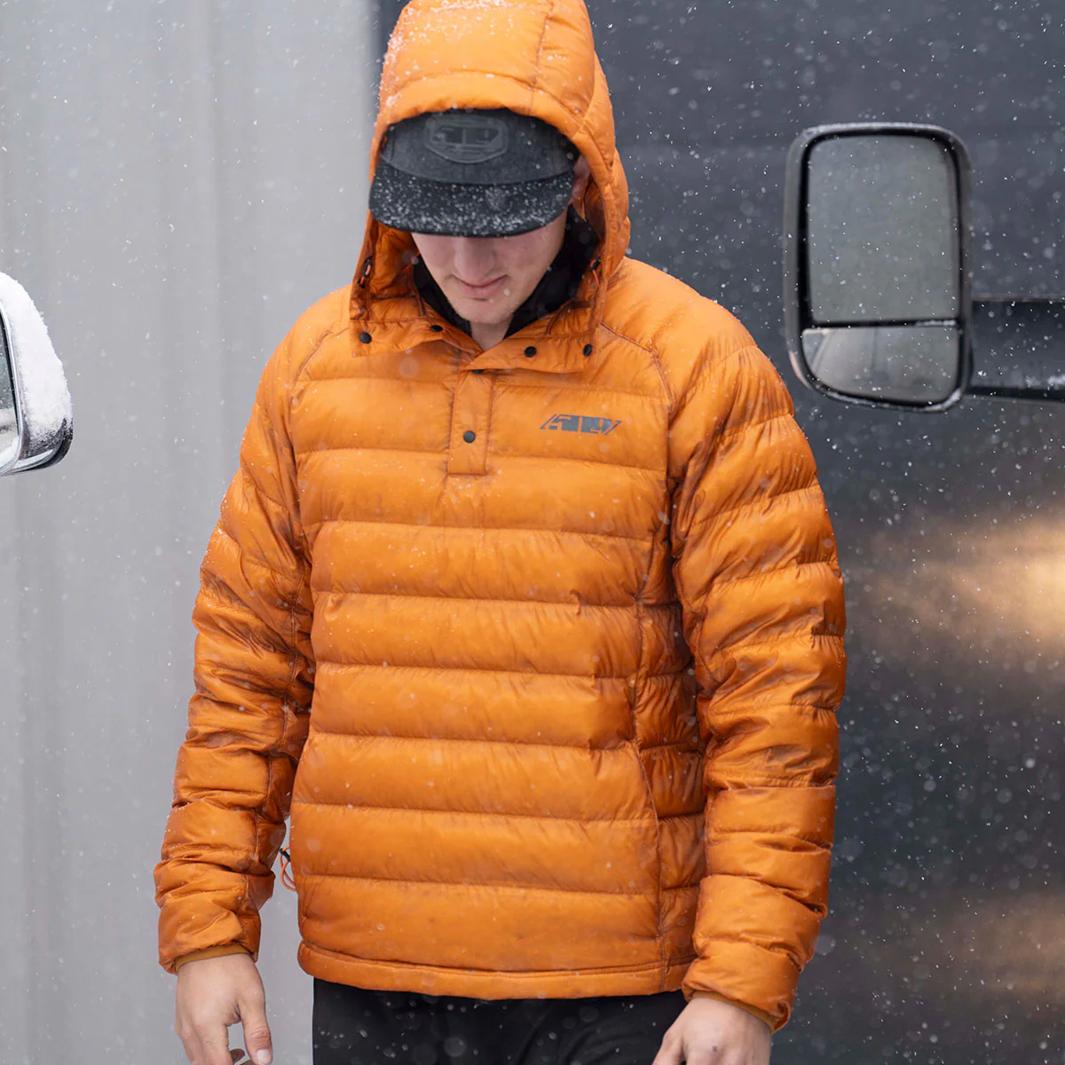 509 Kingdown Anorak - F04002300 - Octane Orange