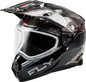 Fly Racing Trekker Cold Weather Kryptek Conceal Helmet Dual Shield - 73-31357 - Black/Grey/White