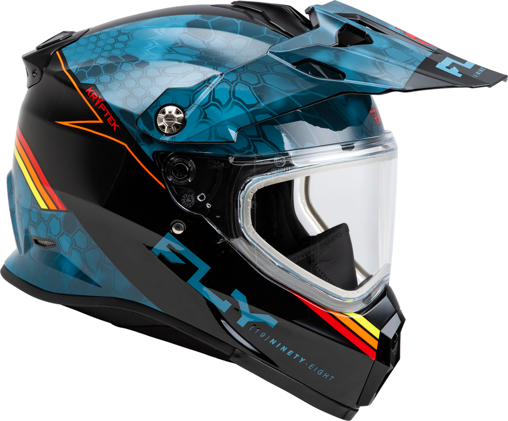 Fly Racing Trekker Cold Weather Kryptek Conceal Helmet Dual Shield - 73-31359 - Slate/Black/Red