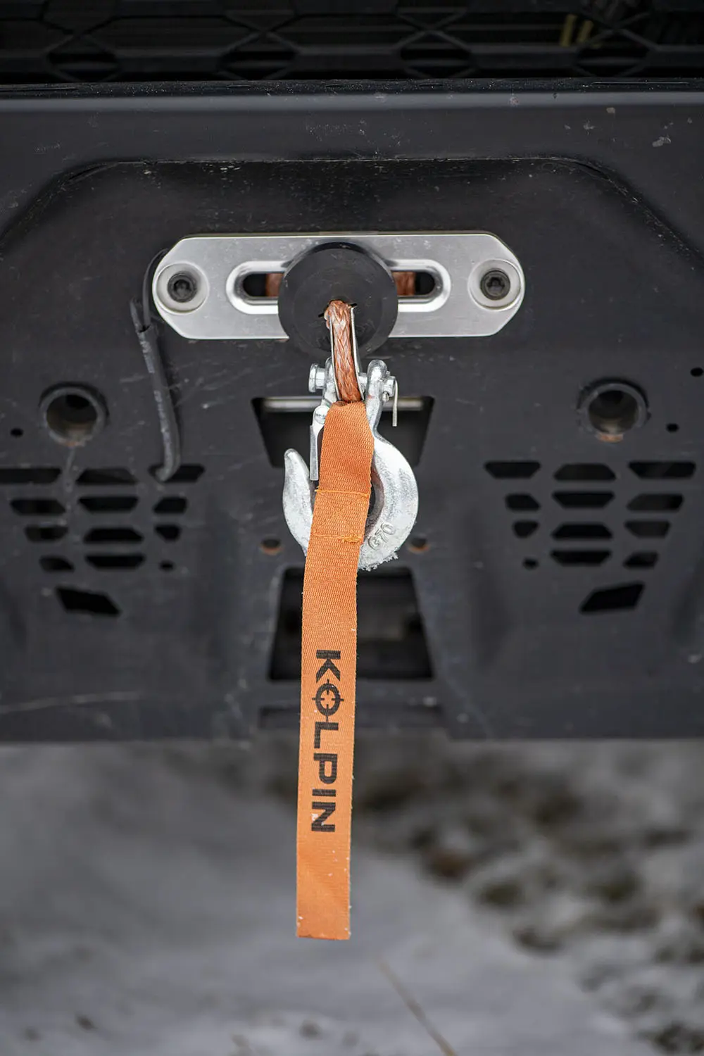 Kolpin Quick Mount 4500lb Synthetic Rope Winch Polaris Ranger - 63-263000