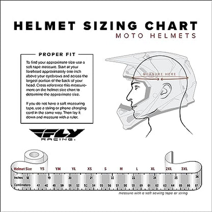 Fly Racing Formula CP Slant Helmet - Grey / Blue - LG - 73-0032L