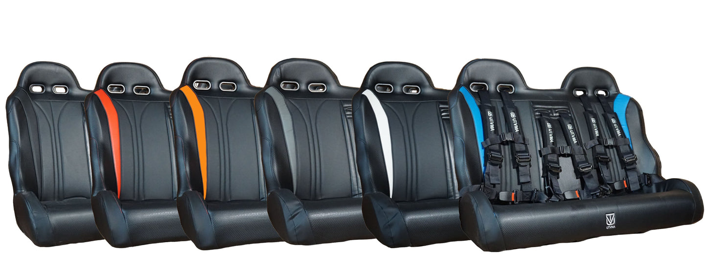 Rear Bench Seat W Harnesses for RZR 4 1000/900 (2014-2023)
