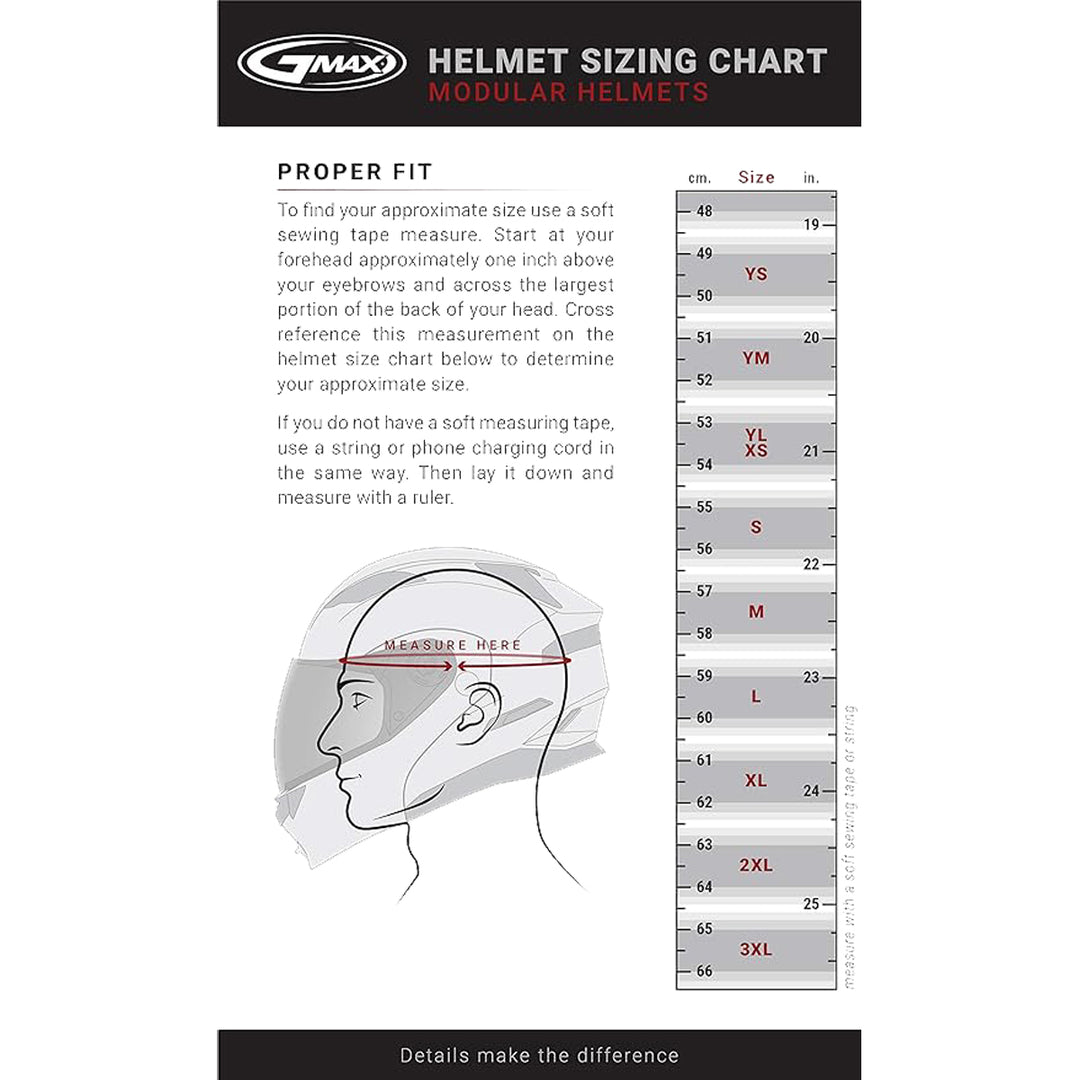 GMAX MD-01S Descendant Modular Dual Lens Shield Snow Helmet - 72-629