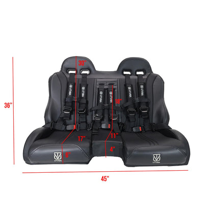 RZR 900/1000 Trail Front Bench Seat with Harnesses (2015-2025)