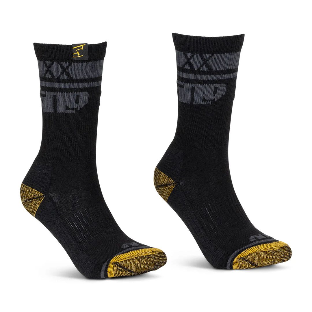 509 Route 5 Casual Sock LG - Black Gold - XL - F06000601-140-003