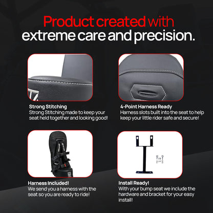 Maverick R Max Front Bump Seat