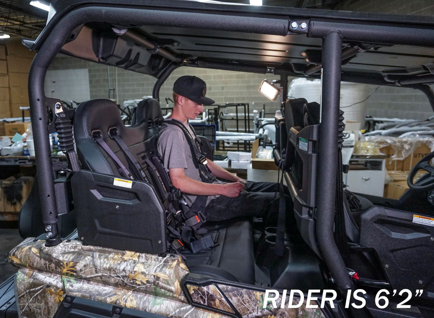 Wolverine RMAX 4 Rear Bench Seat (2021-2024)