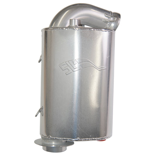 SLP Lightweight Series Silencer - Polished Silver for 2011-12 Ski-Doo 800 E-TEC models - 09-312