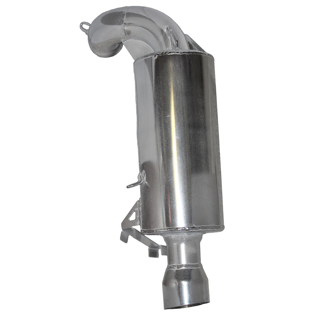 SLP Competition Series Silencer for 2015-22 Polaris 600 & 800 AXYS Models - Polished Silver Ceramic - 09-324
