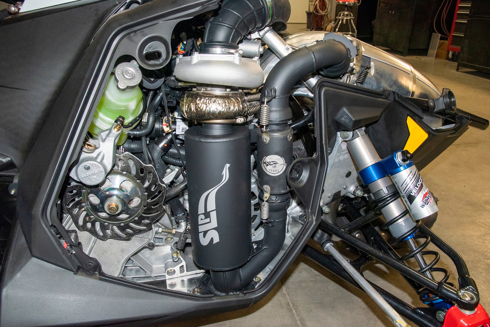 SLP Ultra-Light Series Silencer for 2022-24 Polaris 850 Boost Models -  Matte Black Ceramic Coated - 09-340