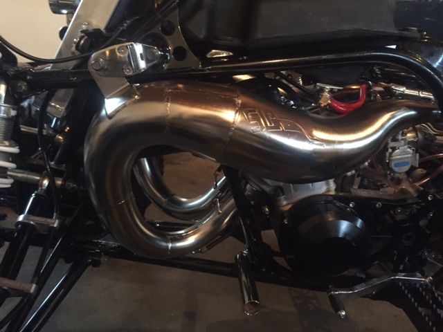 SLP Twin Pipes for 1987-06 Yamaha Banshee - Nickel Coated - 09-350