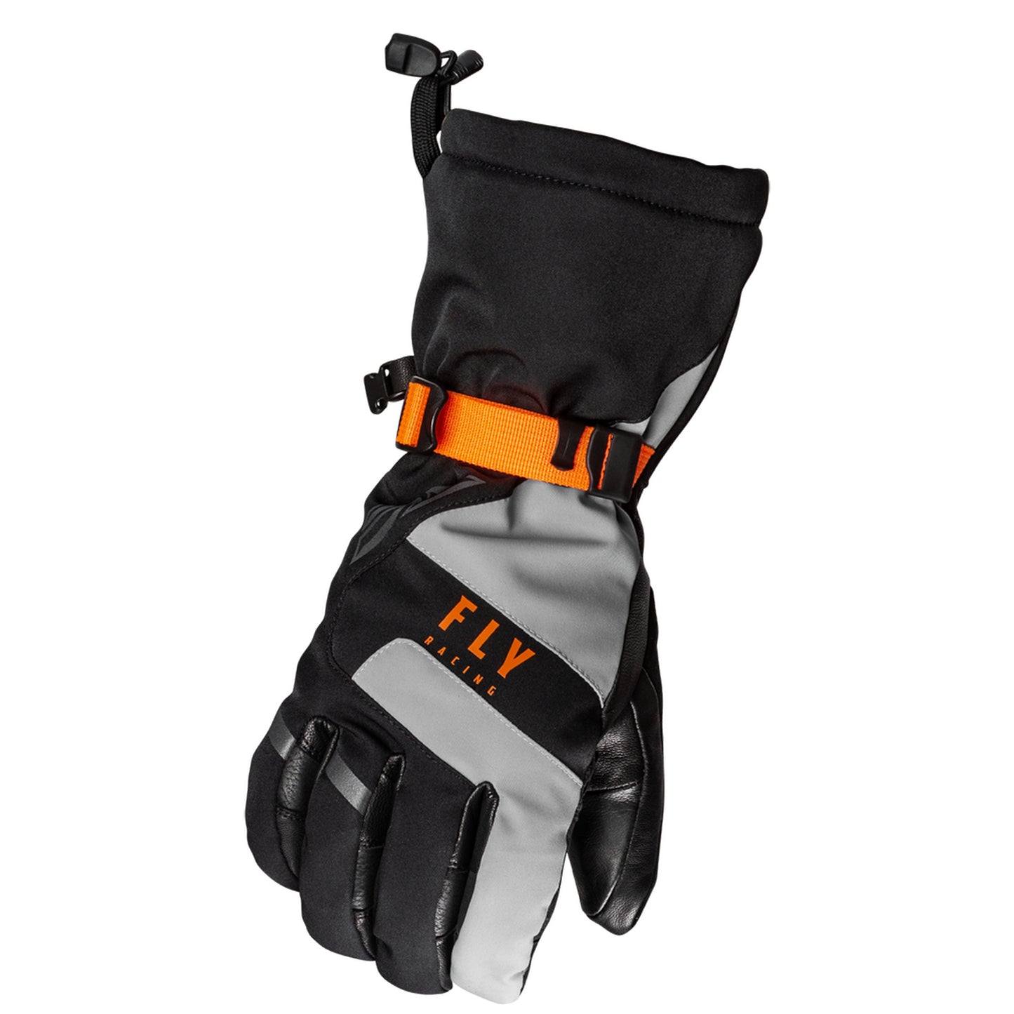 Fly Racing Highland Snowmobile Gloves - Black / Grey / Orange - 363-3952
