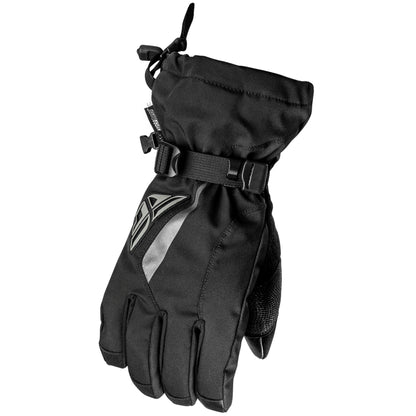 Fly Racing Title Gauntlet Snowmobile Gloves - Black - 371-0600