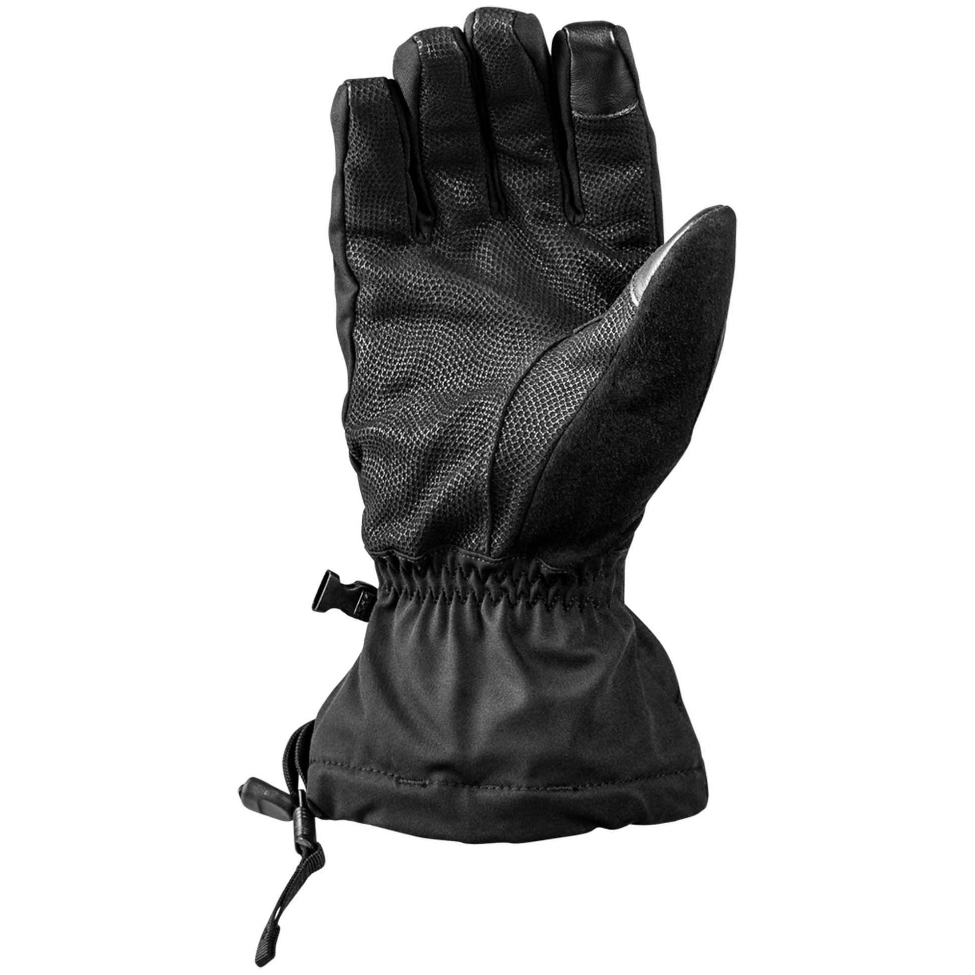 Fly Racing Title Gauntlet Snowmobile Gloves Black Grey 371-0601 X-Small