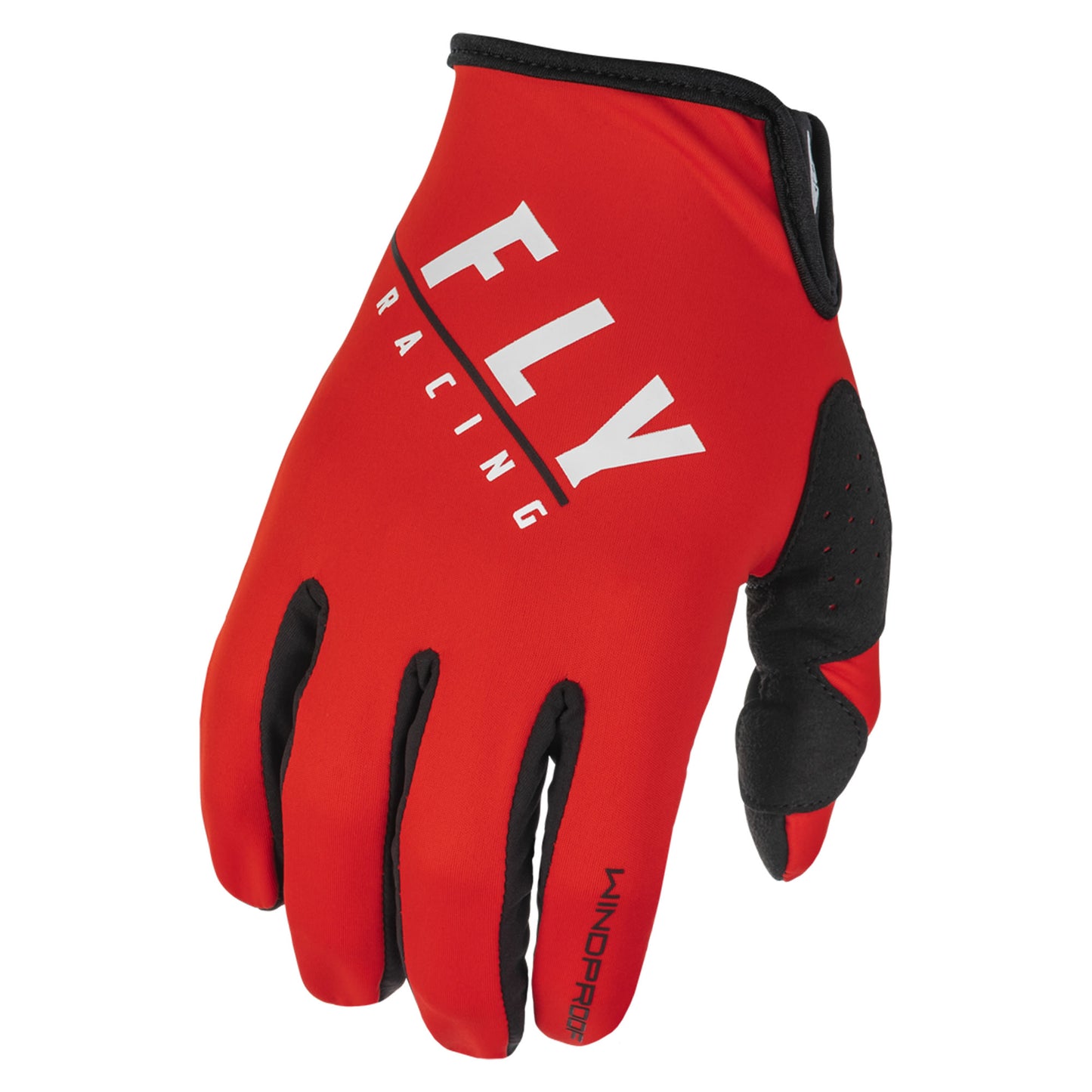 Fly Racing Windproof Gloves - Black / Red - 371-143