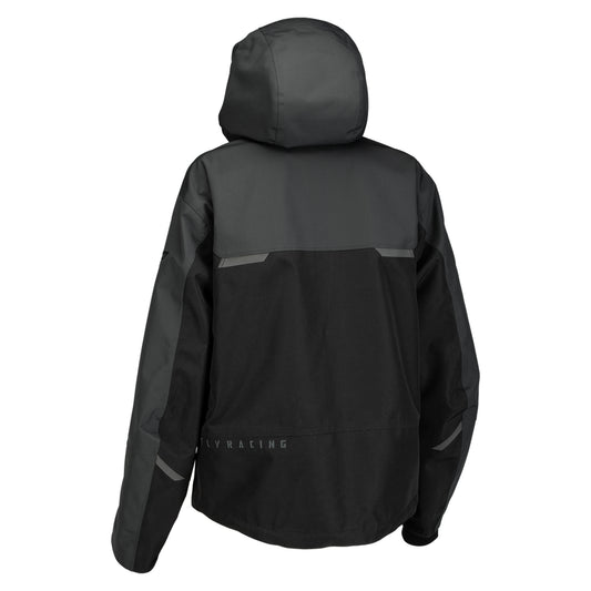 Fly Racing Women's Carbon Snow Jacket Shell - Black / Grey - 470-4500