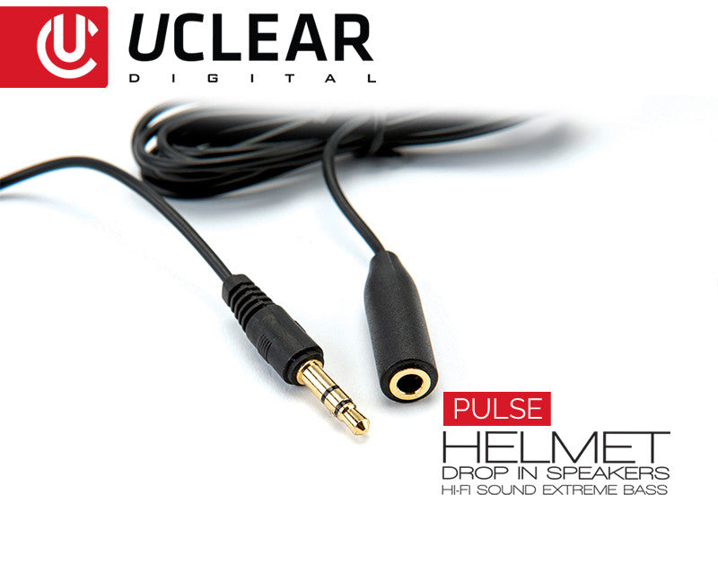 UClear  Pulse – Wired Drop-In Helmet Speakers