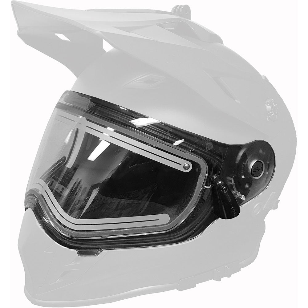 Ignite Dual Shield for Delta R3 Carbon Fiber Helmets Clear