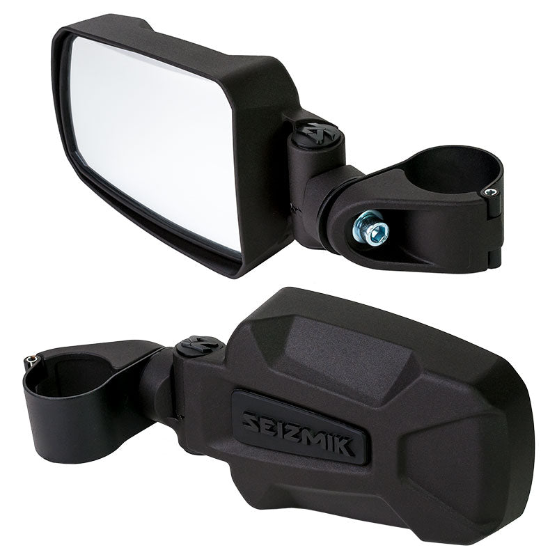 SEIZMIK Pursuit Side View Mirrors – for 1.75″ Round Tube Applications - 56-18071