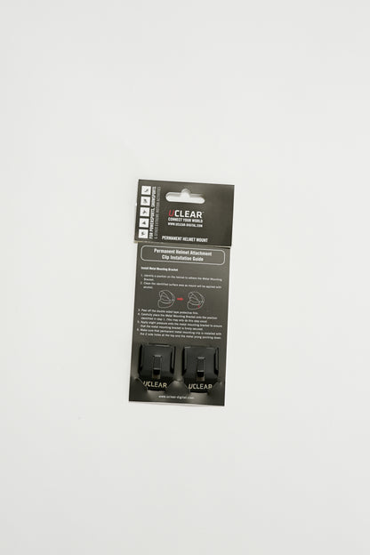 UClear Classic Permanent Mounting Clip for Bluetooth Helmet Audio Systems