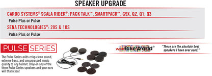 UClear  Pulse – Wired Drop-In Helmet Speakers
