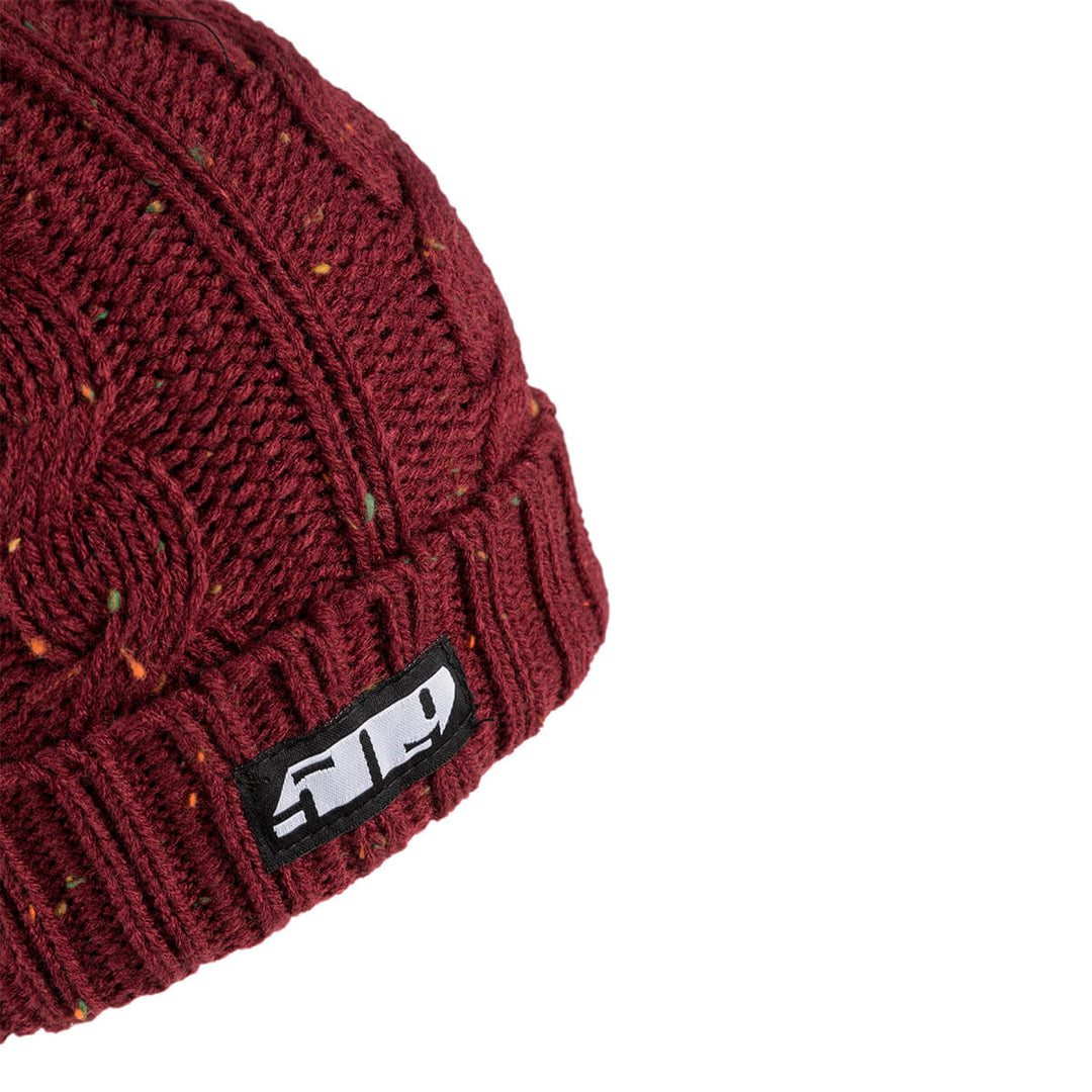 509 Fleck Pom Beanie