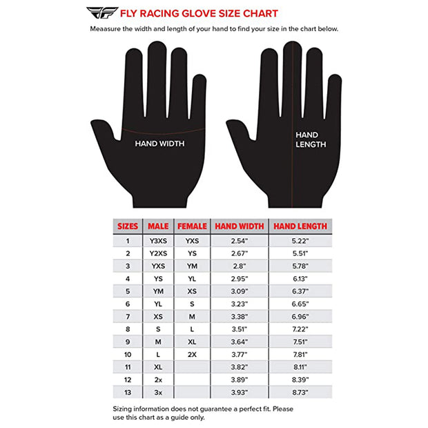 Fly Racing Title Gauntlet Gloves - 371-060