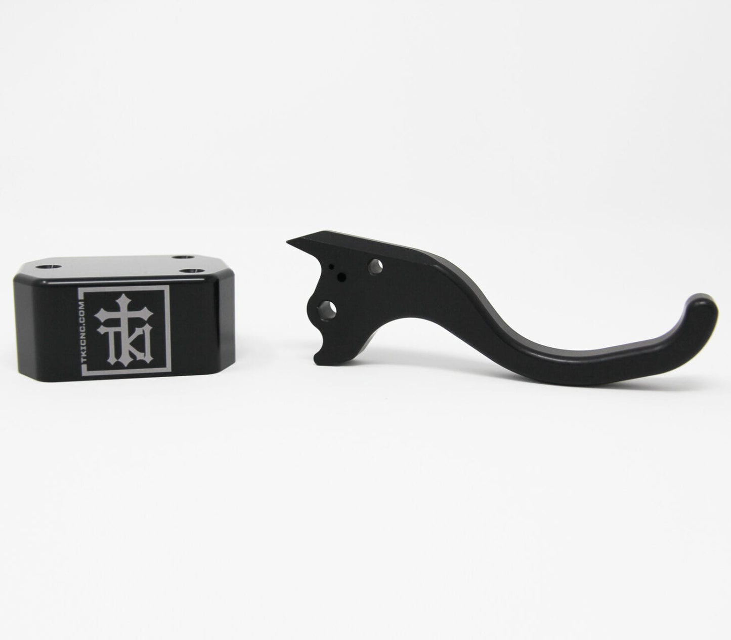 TKI Billet Aluminum Brake Reservoir Protector & Brake Lever Combo for Arctic Cat Alpha One Models - 201-2009-02