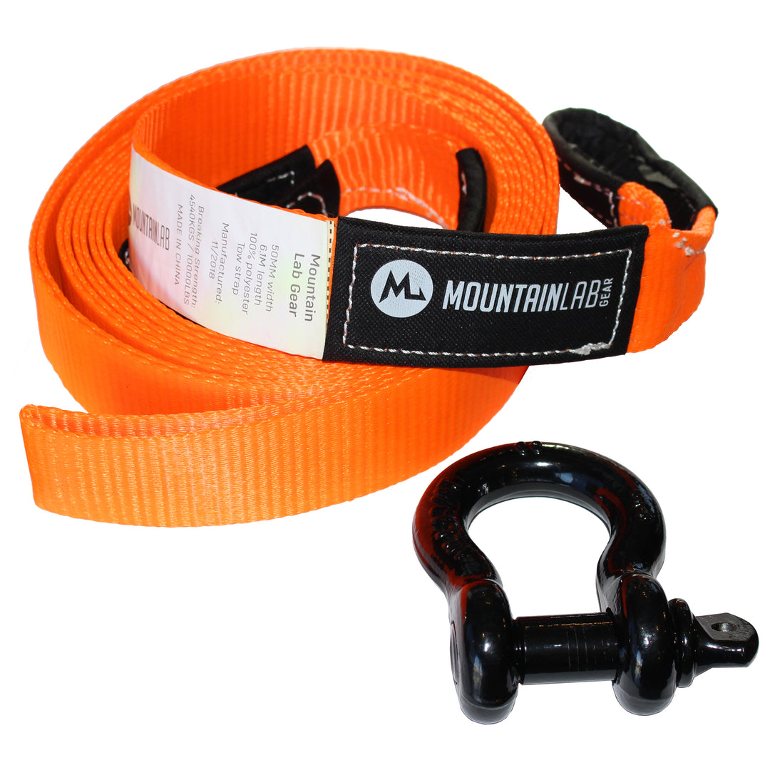 Mountain Lab Tow Strap with Shackle