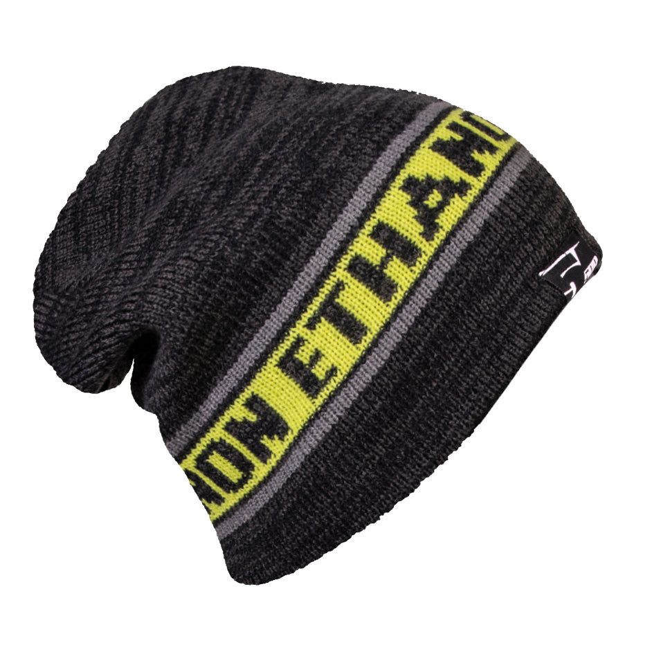 Oversized Beanie - Gray Hi-Vis